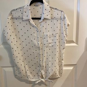 Old Navy button down blouse Sz L